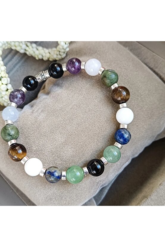 Doğal Taş Bileklik Başarı Bilekliği Erkek Çocuk