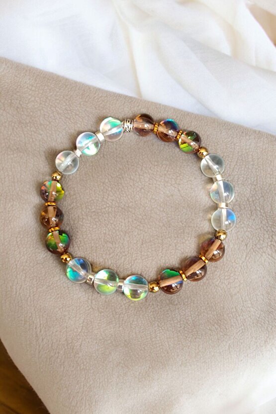 Doğal Taş Termal Kuvars Bileklik