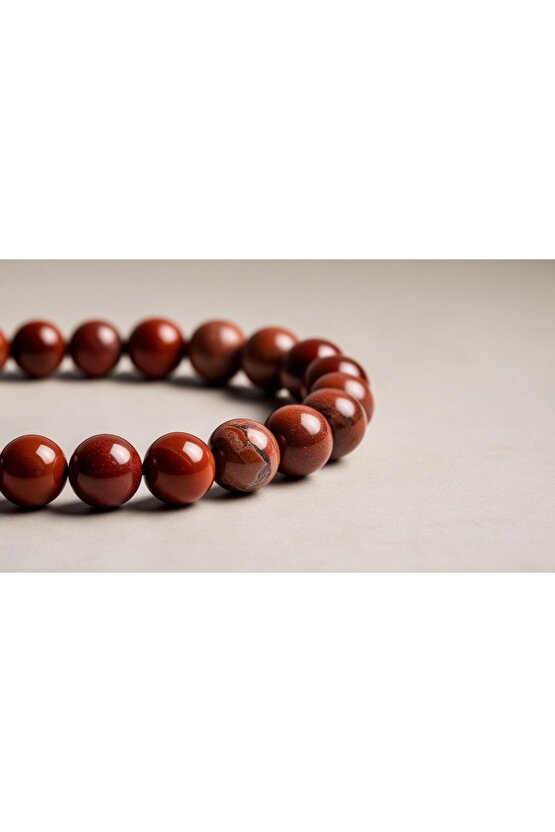 Jasper doğal taş bileklik 8mm özel tasarım