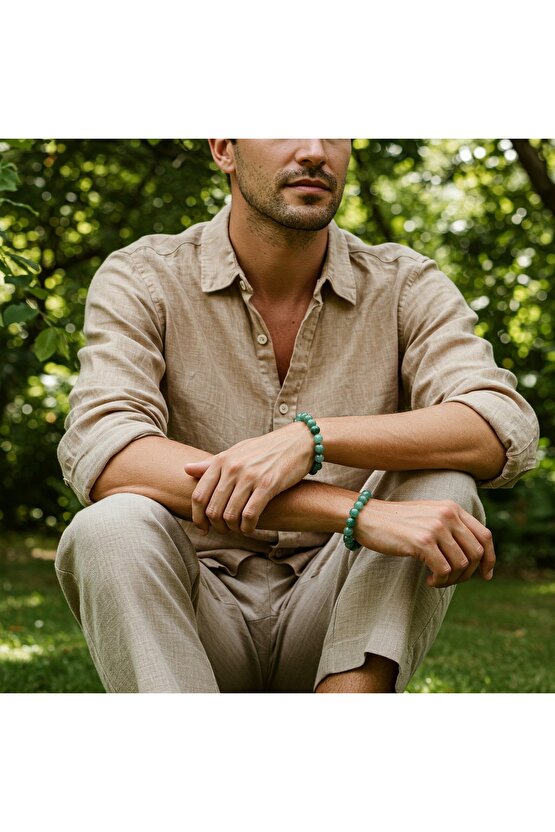 Aventurin doğal taş bileklik 8mm