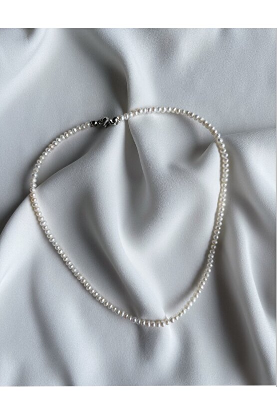 Gerçek Doğal Inci Kolye Zarif Ve Minimalist