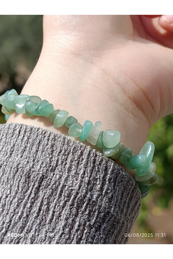 Aventurin Kırık Doğaltaş Kadın ve Erkek Bileklik