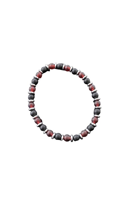 Erkek Altıngümüş Aparatlı Bileklik