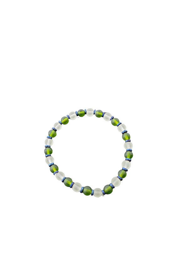 Unisex Parlak Boncuklu Bileklik