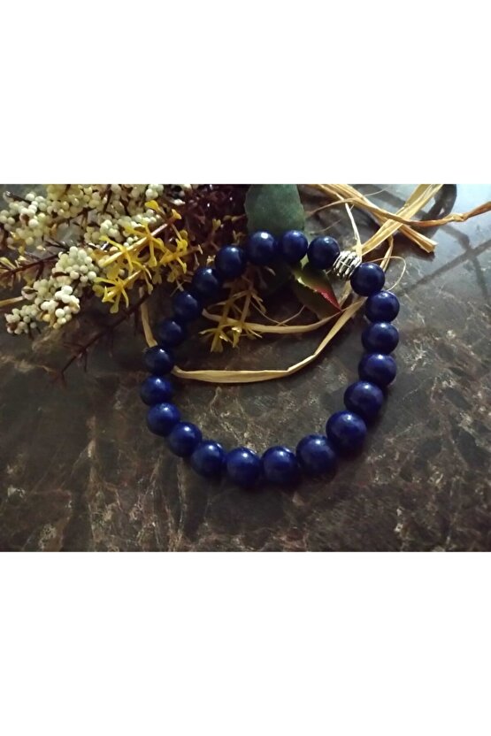Lapis Lazuli Taşı Doğaltaş Unisex Bileklik BLK20-1001-01