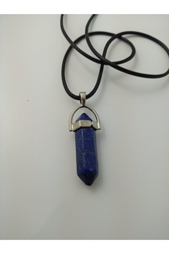 Lapis Lazuli Taşı Kolye Çivi Şeklinde Doğaltaş Kolye