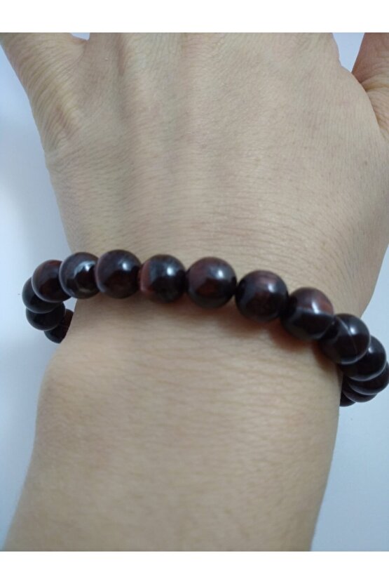 Kızıl Kaplangözü Taşı Bileklik Doğaltaş Unisex Bileklik