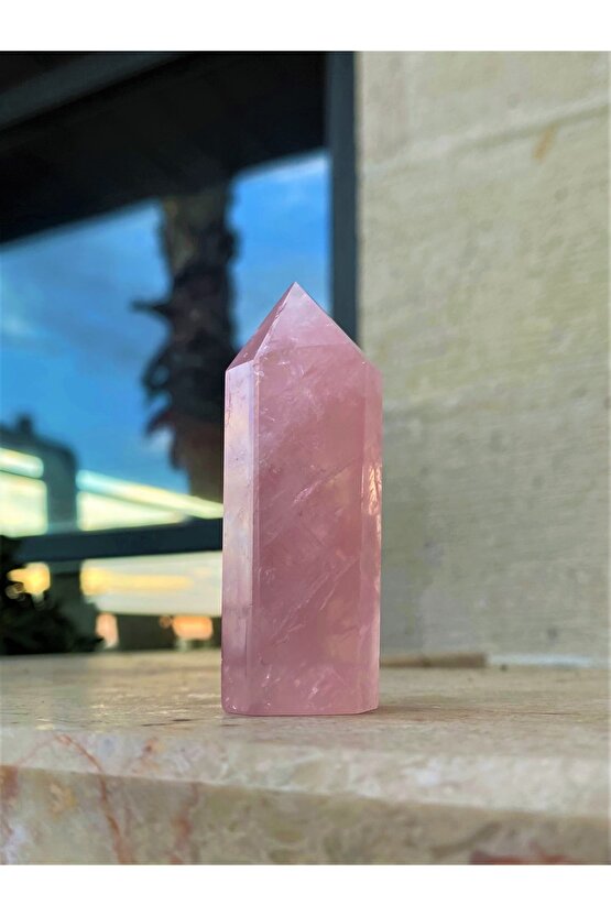 Pembe Kuvars  Doğal Taş - Kazık Kütle Taş