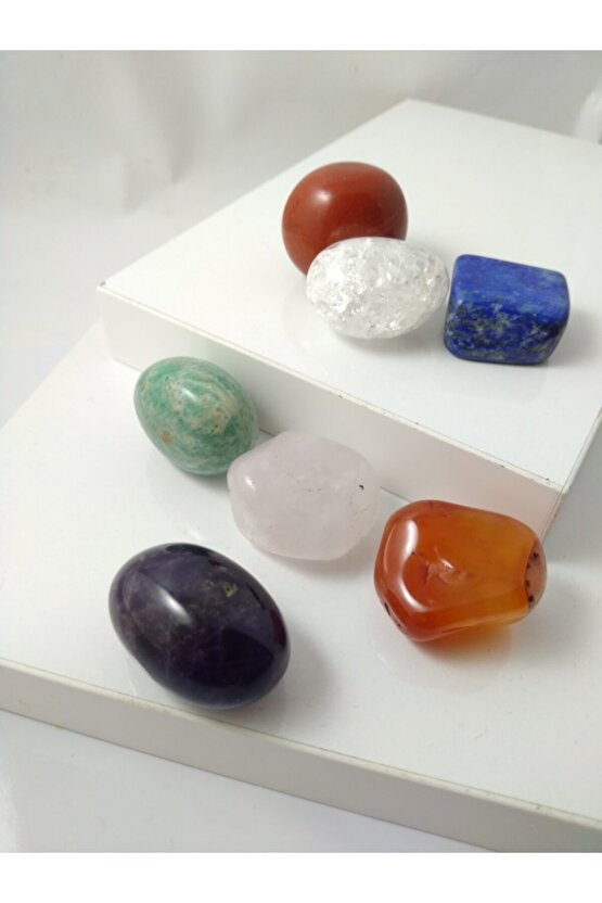 Çakra Taşları  7 Çeşit Doğaltaş Biblo