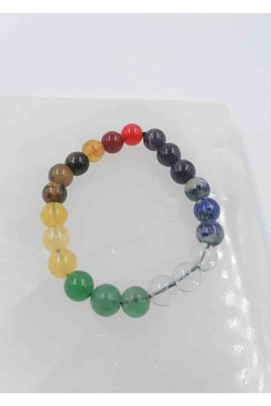 7 Çakra Doğal Taş Bileklik