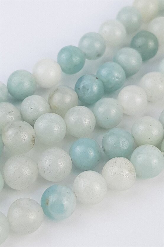 Amazonit Doğal Taş 8 Mm 1 Dizi Helsinki