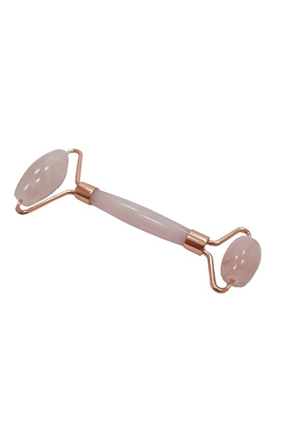 Pembe Kuvars Taşı Roller Çiftt Taraflı Orijinal Yüz Masaj Aleti Helsinki