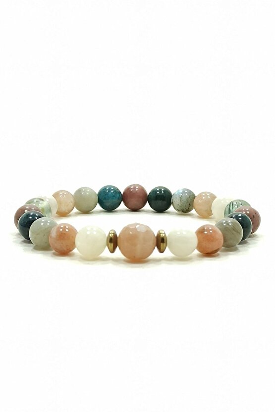 Kilo Kontrol Bilekliği Ay Taşı Labradorit Doğal Taş Bileklik Helsinki