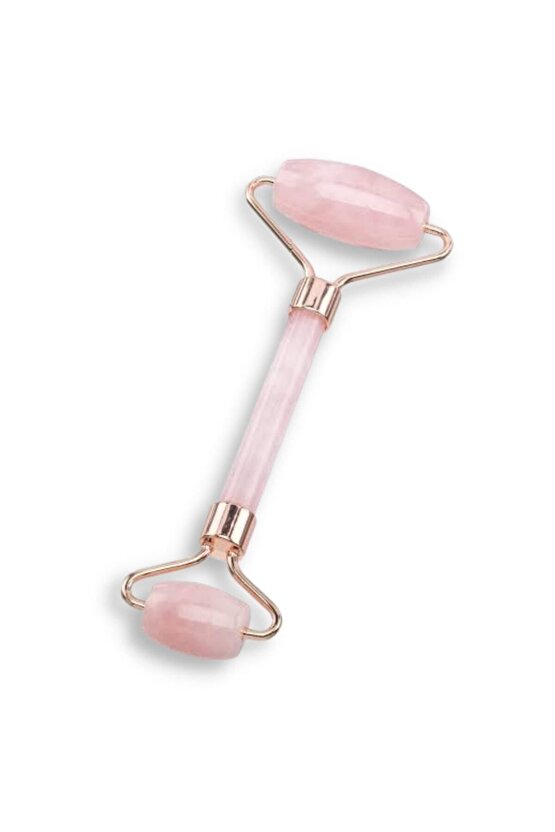 Pembe Kuvars Doğal Taş Face Roller