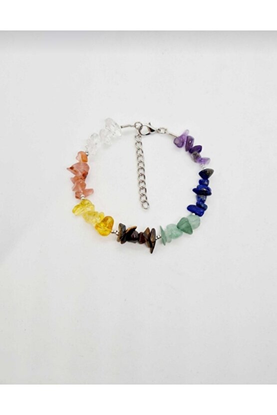 Çakra Doğal Taş Bileklik Kristal Kuvars Ametist Lapis Lazuli Aventurin Kaplan Gözü Akik