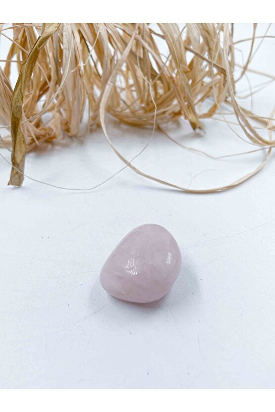 Pembe Kuvars Taşı Doğaltaş Tımbıl Parça