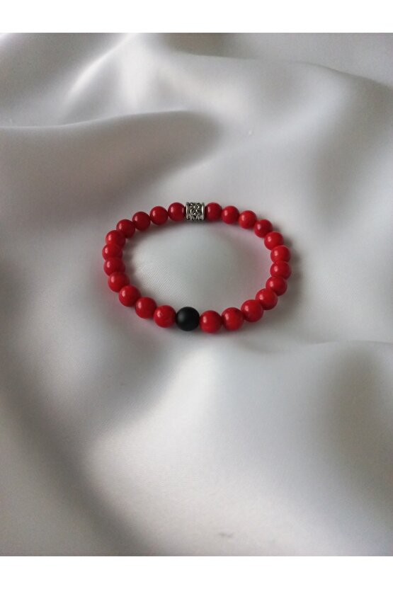 Mercan Doğal Taş Bileklik