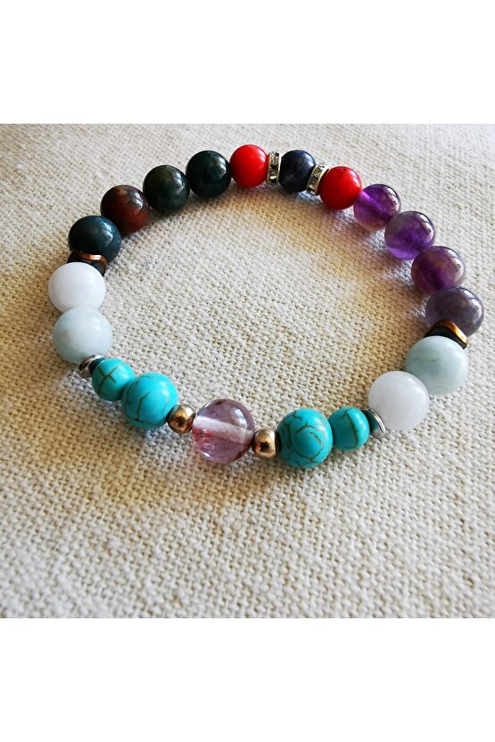 Balık Burcu  Doğaltaş Bilekliği