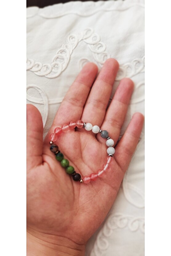 Yengeç Burcu  Doğaltaş Bilekliği