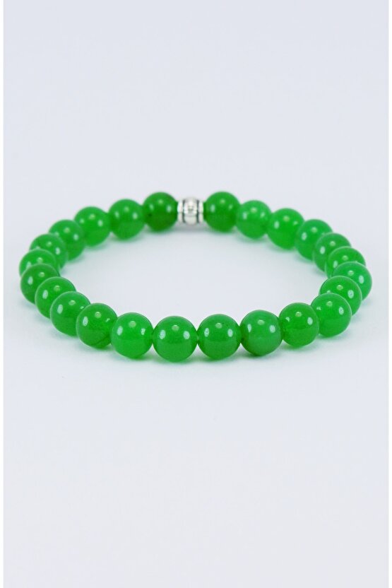 Doğal Taş Bileklik Aventurin 4. Kalp Çakrası, Koç Boğa Ikizler Yengeç Başak Terazi Ve Yay Şans Taşı