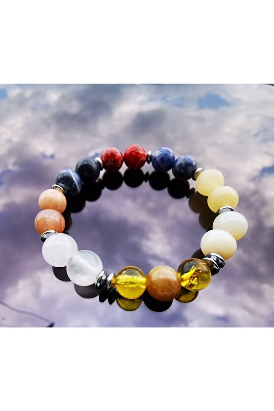 Indigo Çocuk Öğrenci Başarı Doğaltaş Bileklik