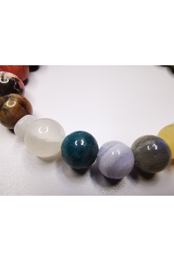 Aşk Mutluluk Sağlık Doğaltaş Bilekliği