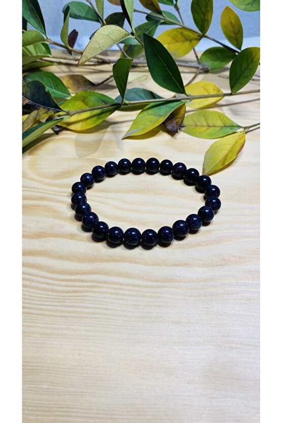 Orjinal Lacivert Yıldız Taşı Unisex Bileklik