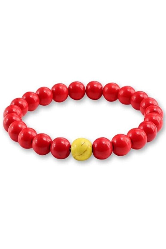 Kırmızı Mercan Doğaltaş Bileklik