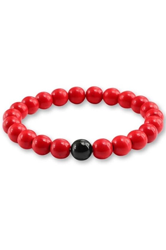 Kırmızı Mercan Doğaltaş Bileklik