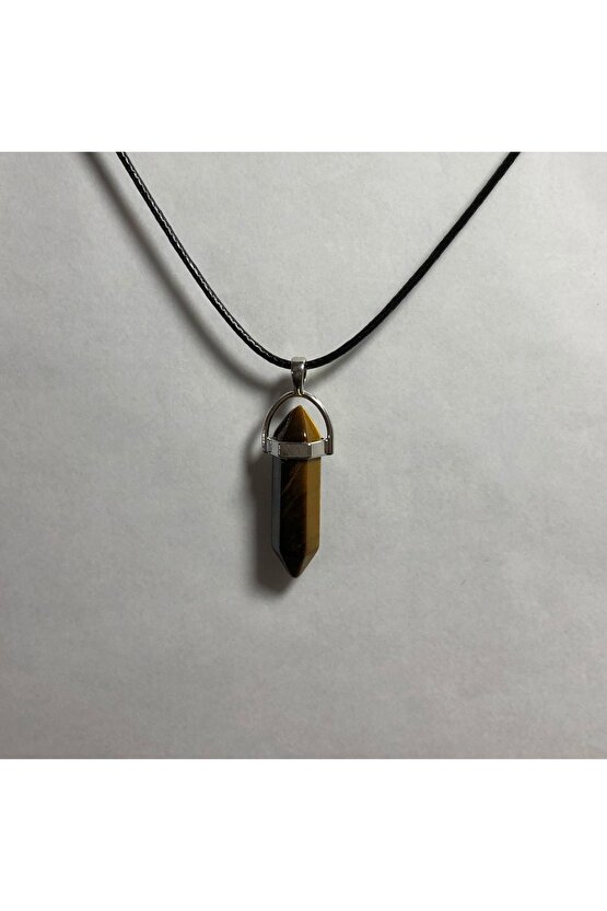 Çivi Kaplangözü Doğal Taş Kolye