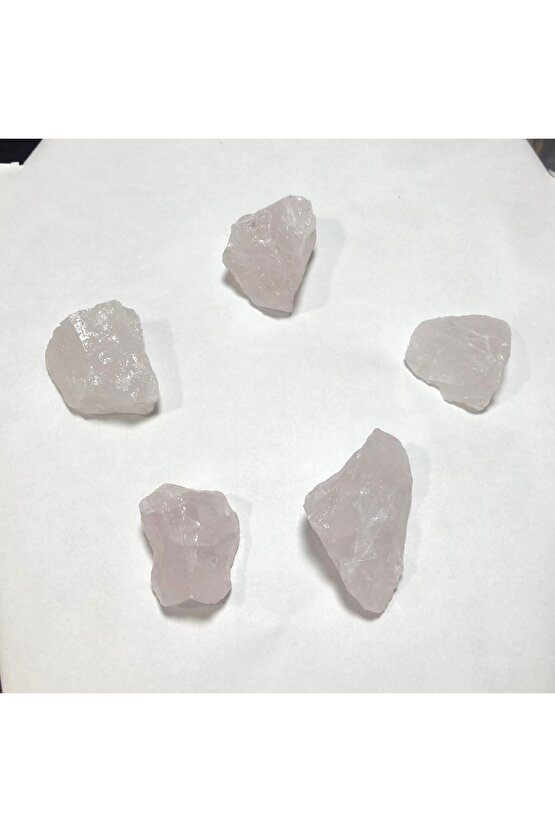 Ham Pembe Kuvars Doğal Taş (3-4cm)