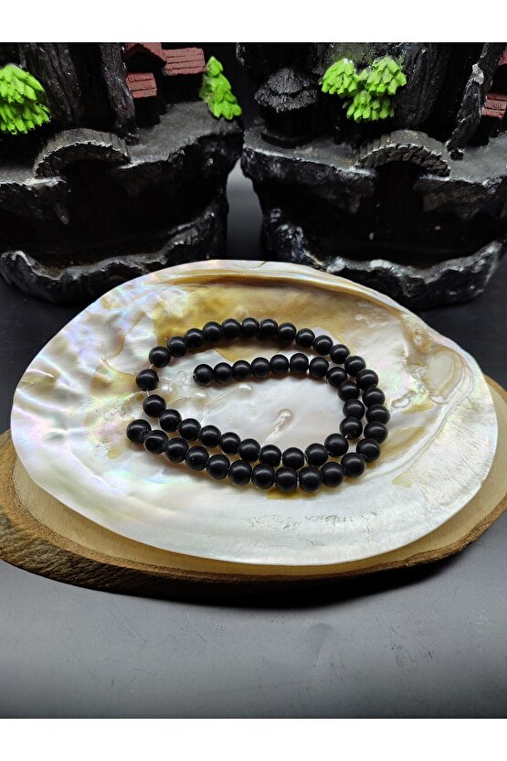 Mat Oniks Doğal Taş Dizisi (8mm) (sertifikalı)