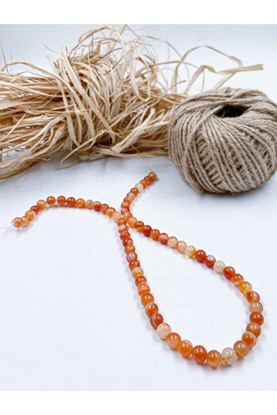 Akik Küre Kesim 6 Mm Doğal Taş Dizi