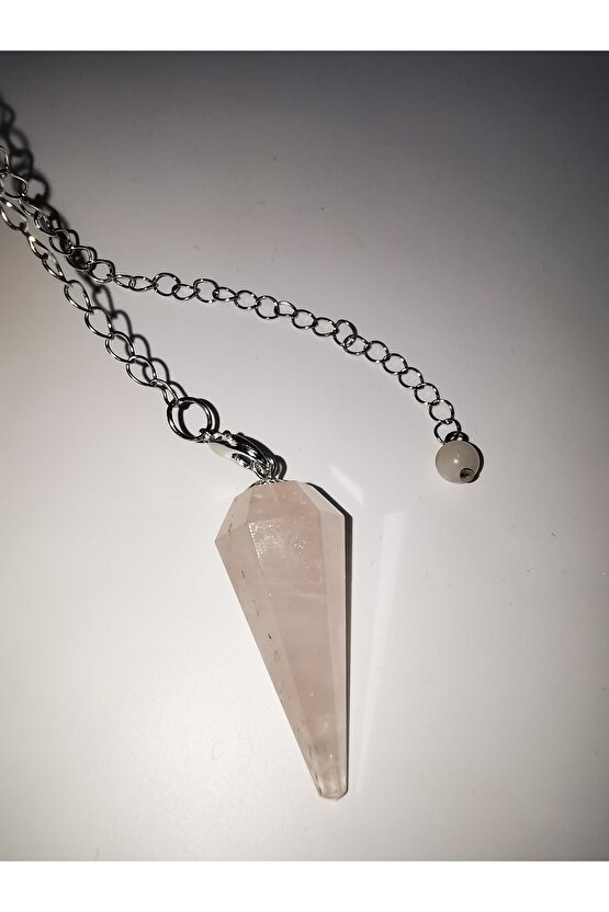 Pandül (sarkaç) Pembe Kuvars Sarkaç