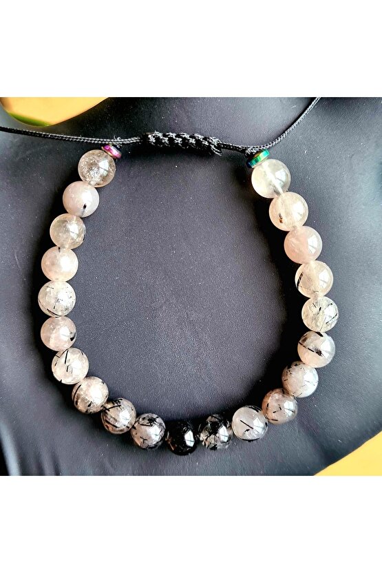 Rutil Kuvars - Rutilli Kuvars Doğal Taş Bileklik (el Yapımı Tasarım Ürünler)