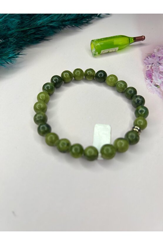 Yeşim Taşı Bileklik-%100 Orijinal Ve Sertifikalı