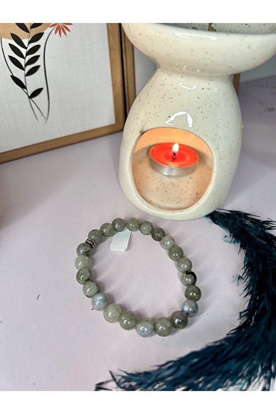 Labradorit Taşı Bileklik-%100 Orijinal Ve Sertifikalı