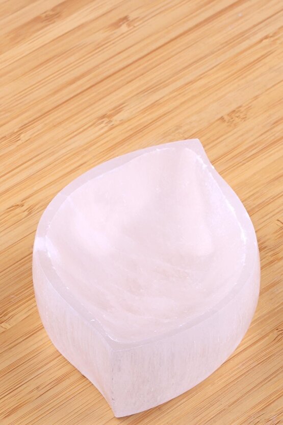 Selenit Doğal Taş Çanak Kase