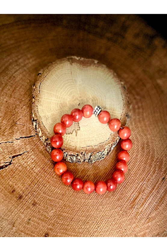 Mercan Taşı Doğaltaş Bileklik