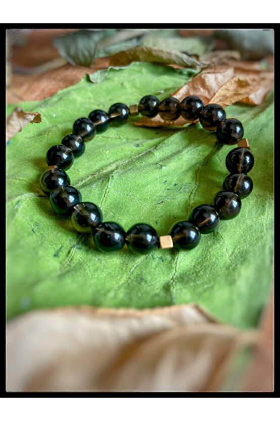 DUMANLI KUVARS DOĞALTAŞ BİLEKLİK