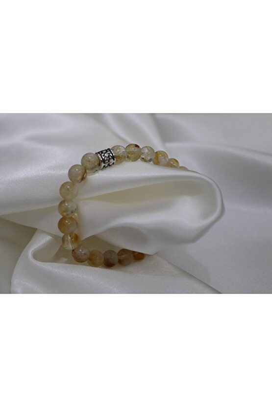 Sitrin(Para)taşı Doğaltaş Bileklik