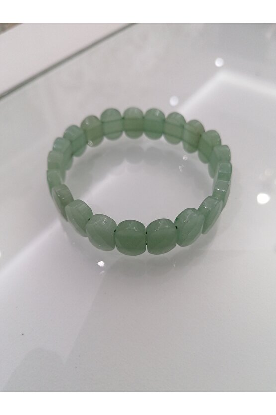 Aventurin Doğal Taş Bileklik 8x14mm Özel Kesim