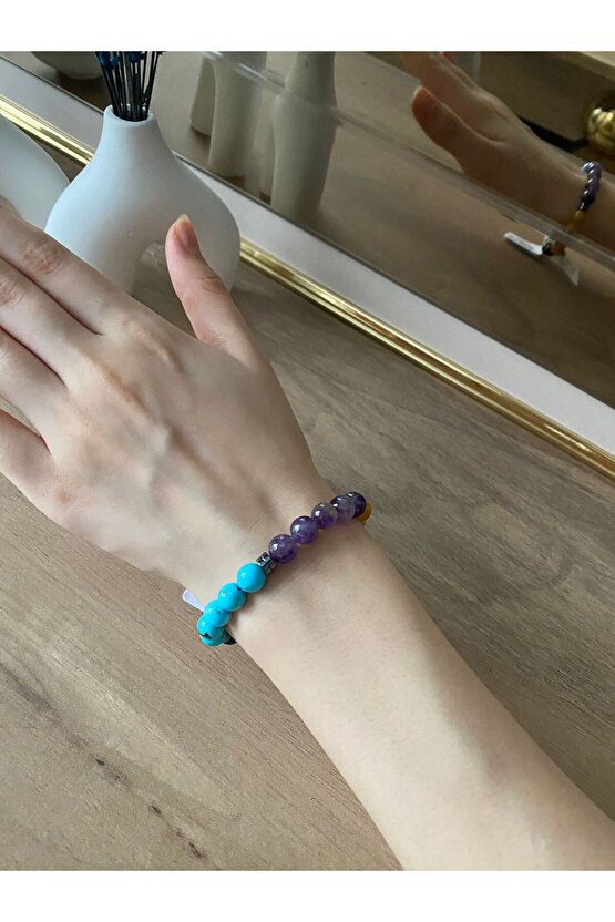 DOĞAL TAŞ BALIK BURCU BİLEKLİK