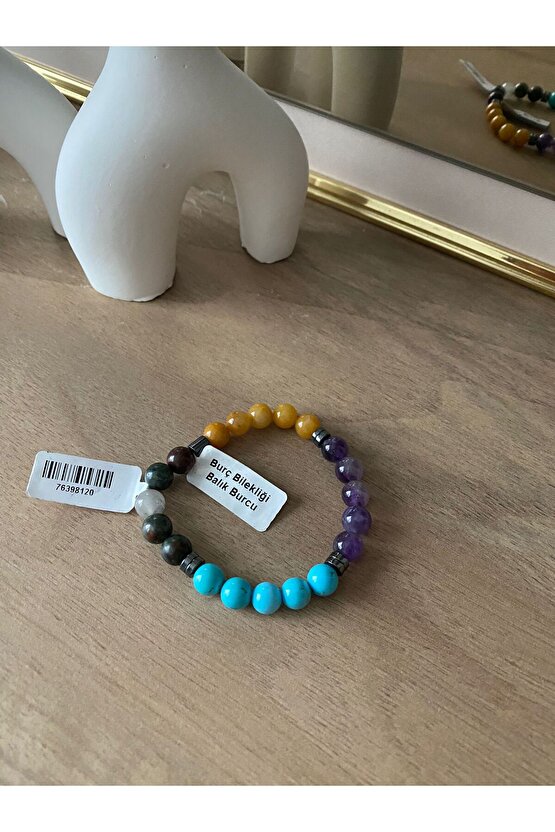 DOĞAL TAŞ BALIK BURCU BİLEKLİK