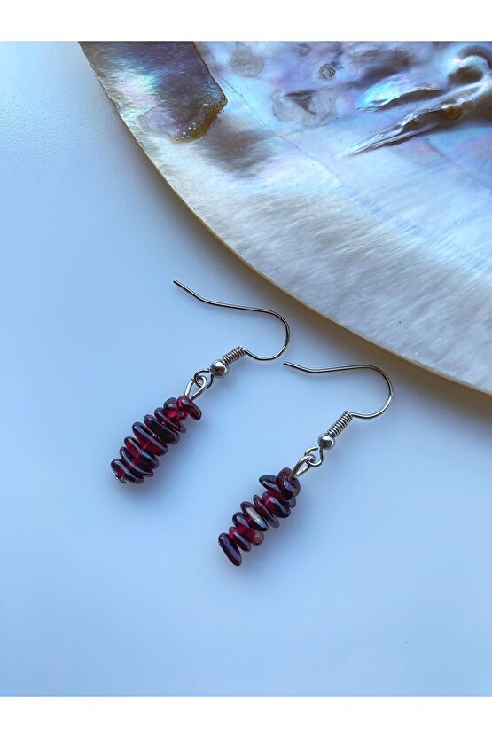 Lal (Granat) Kırıktaş Doğal Taş Set