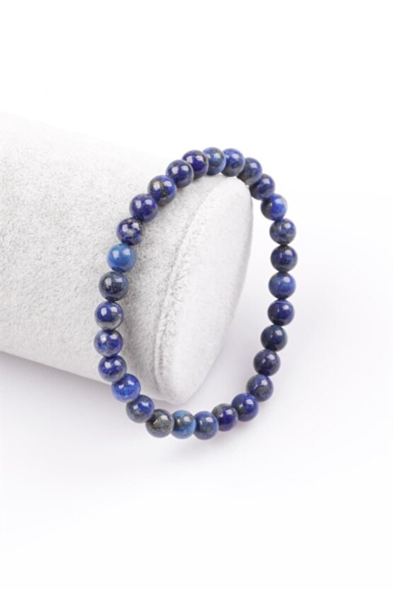 Lapis Lazuli Doğal Taş Bileklik 6 mm