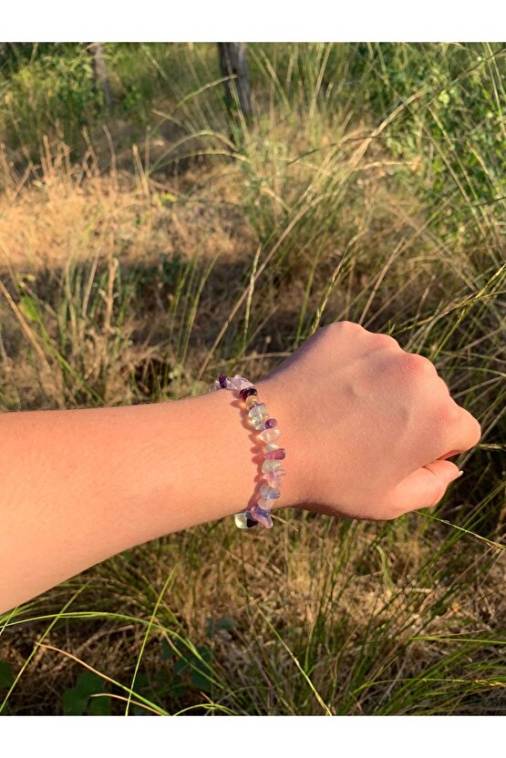 Doğal Florit Bileklik