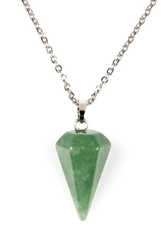 Aventurin Doğal Taş Pandül Kolye