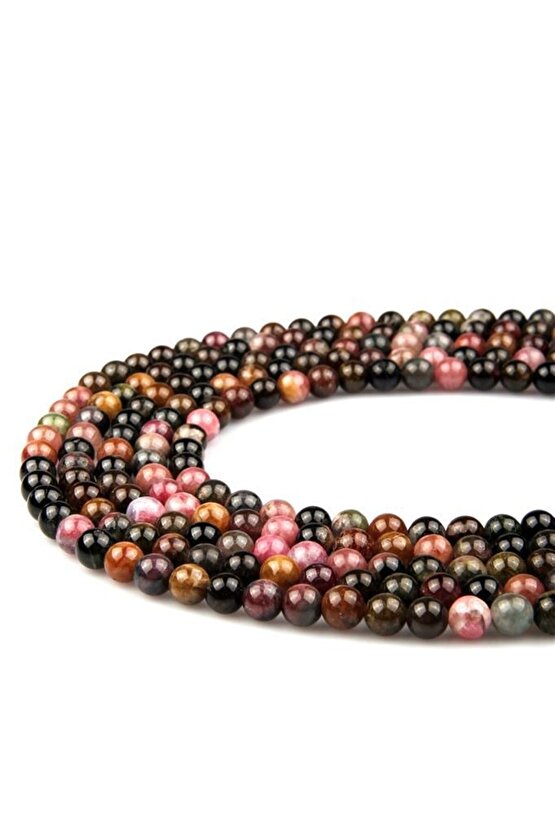 Turmalin Doğal Taş Dizi 8 Mm Küre Kesim