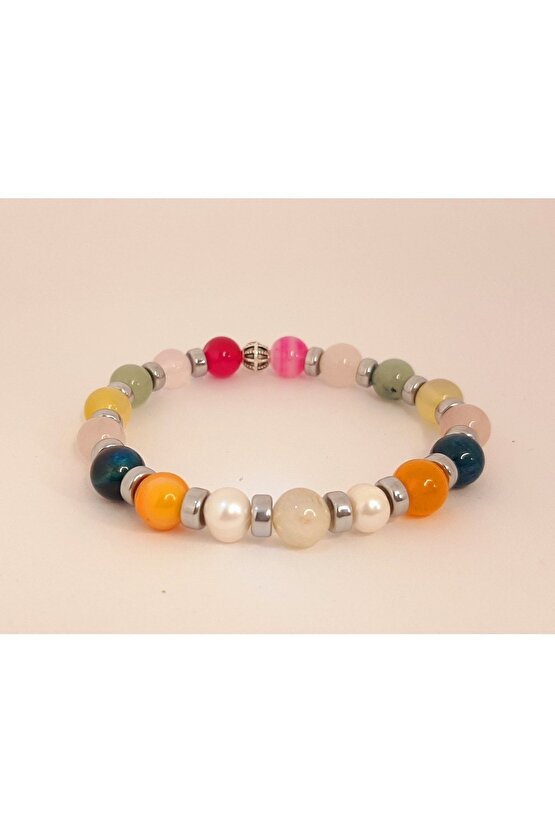 Antalya Aslan Burcu Kadın Bileklik Orjinal Doğal Taş Bileklik